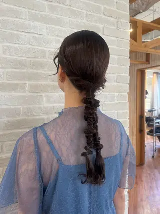 ロング ヘアアレンジ Topstylist YUKIのヘアスタイル