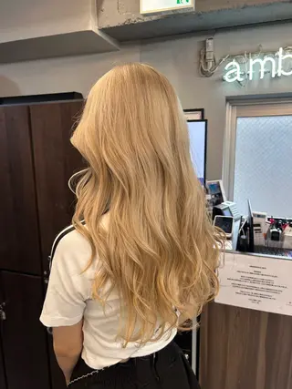 ロング カラー レイヤーカット //金子 聖汰のヘアスタイル