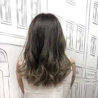 セミロング カラー TOMOKA 艶髪/透明感カラーのヘアスタイル