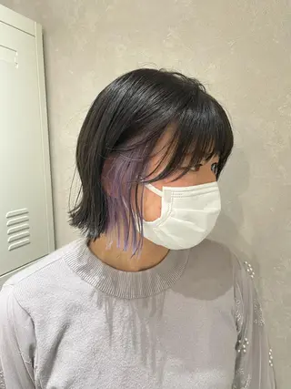 ショート カラー 早瀬裕之 パーマのヘアスタイル