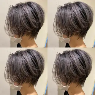 ショート カラー レイヤー×艶髪特化 マネージャー安藤光司のヘアスタイル