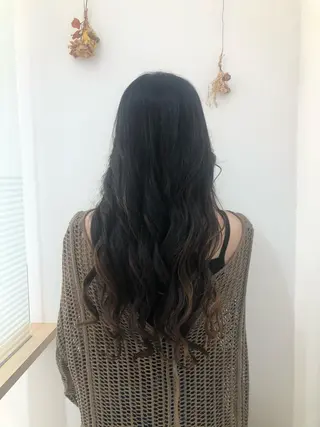 ロング ヘアアレンジ 松永 梨央のヘアスタイル