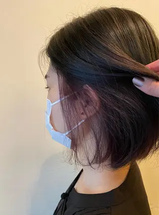 ショート カラー 長谷川 華奈子のヘアスタイル