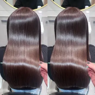 セミロング 銀座⭐️髪質改善⭐️ 平中　留生のヘアスタイル