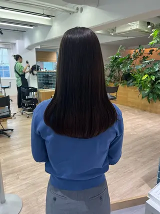 ロング 艶ベージュ/オリーブ カラー🫒airiのヘアスタイル