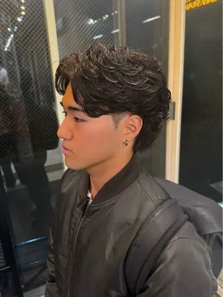 ショート パーマ メンズ ツイスパ/メンズ パーマ/歩夢のヘアスタイル