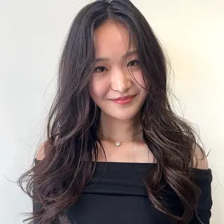 ロング カラー 《ブリーチなし》 ベージュ/あゆむのヘアスタイル