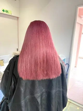 セミロング カラー 美優🦕ツヤ髪 /ハイトーン🩶のヘアスタイル