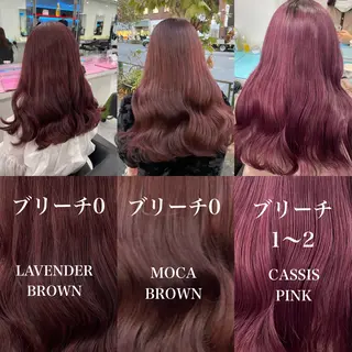 カラー ️🩷ハイトーン特化 RYUGA️🩵のヘアスタイル
