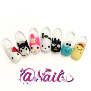 ネイル 小尾 栞のネイルデザイン