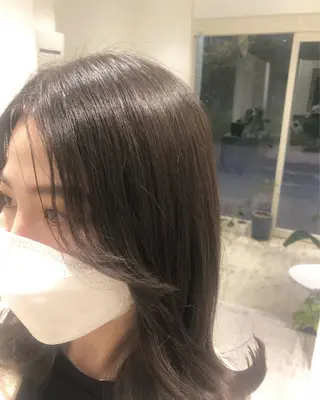 ミディアム カラー MignonS 仙幸 大輔のヘアスタイル