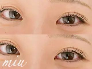 マツエク・マツパ miunail Minamiのマツエク・マツパデザイン