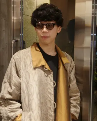 パーマ メンズ 加藤 祐斗のヘアスタイル