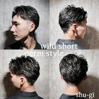 ショート ヒロ銀座 新橋銀座口店所属・メンズ専門理容師／ shugi🦔のヘアスタイル