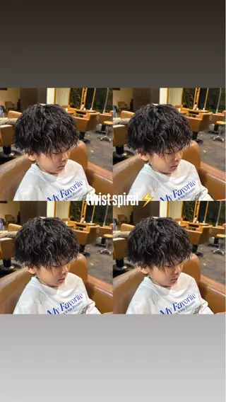 パーマ 🌞名駅/ハイトーン / yuu🌞のヘアスタイル