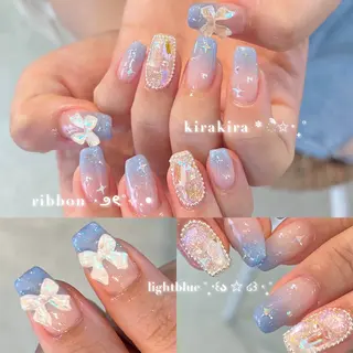 ネイル nailist mana𖤐´-のネイルデザイン