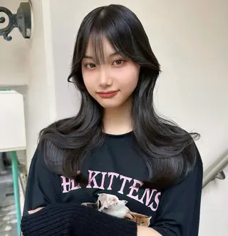 ロング カラー 韓国系レイヤー特化 hiroのヘアスタイル