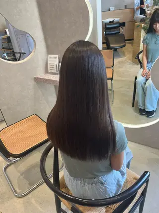 ロング 福島 果音のヘアスタイル