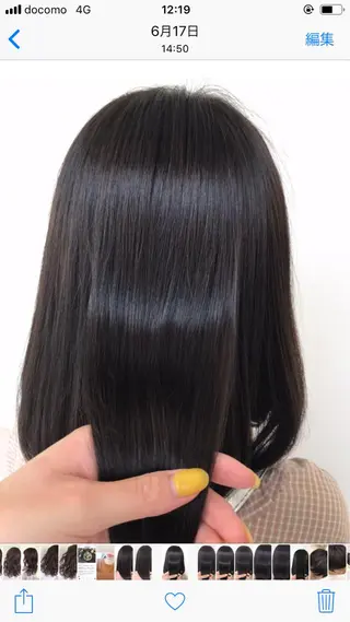 セミロング 顔まわり🤍小顔 カット🤍みさきのヘアスタイル