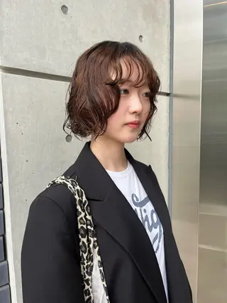 ミディアム 透明感カラー人気 ナンバーワンMIYUのヘアスタイル