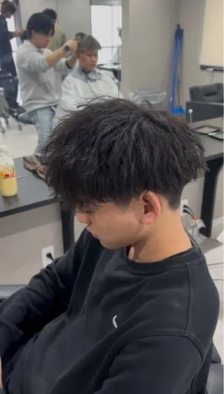 パーマ メンズ 西村 杏のヘアスタイル