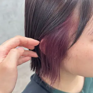 ショート カラー JUNSHIN🦋 ヘアセット／カラーのヘアスタイル