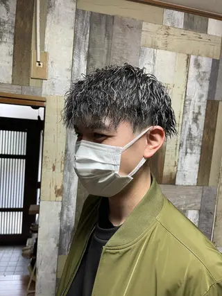 ショート パーマ メンズ メンズ特化型/永井 友貴のヘアスタイル