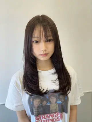 ロング カラー 韓国ヘア🇰🇷 スズキのヘアスタイル