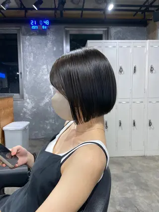 ショート カラー ヘアアレンジ Over hair_ misakiのヘアスタイル