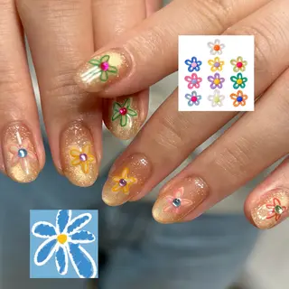 ネイル yumi 溝の口nailのネイルデザイン