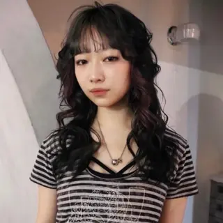 ロング カラー りね💟ハイトーン/ レイヤーカット✩.*のヘアスタイル