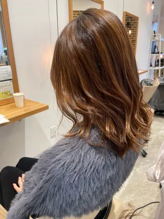 ミディアム 田中 ゆいかのヘアスタイル
