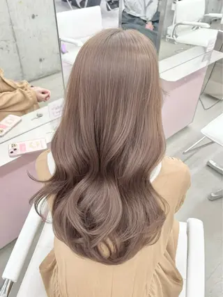 カラー Kana/韓国ヘア /暖色カラー🍒のヘアスタイル