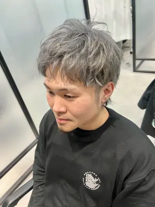 カラー メンズ 宮永 智香のヘアスタイル