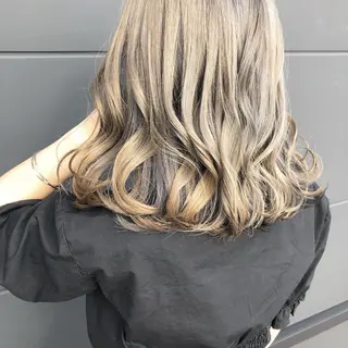 ミディアム カラー ヘアアレンジ yoshino yukoのマツエク・マツパデザイン