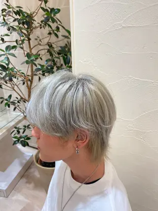 カラー 原尾 あやなのヘアスタイル