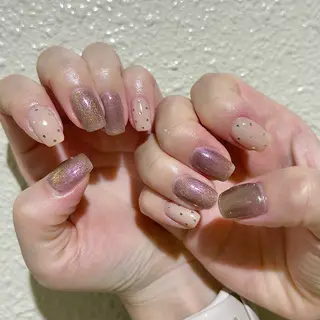 ネイル パラあり！フィルイン 美フォルムのネイルデザイン