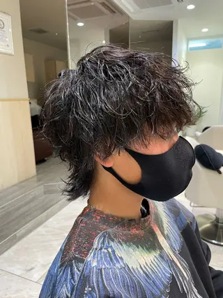 ショート パーマ メンズ ケンジアネッタ Men'sのヘアスタイル