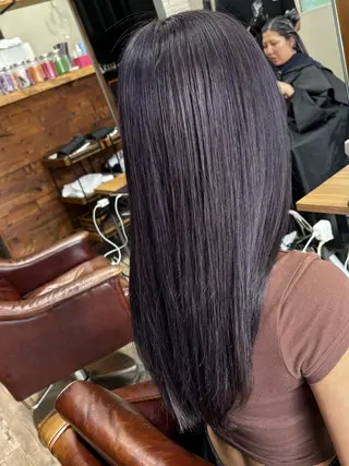 ロング カラー 💎白髪染めも対応 🙆👌山本明菜のヘアスタイル