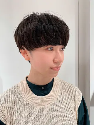 ショート カラー センスをお届けします 大谷将生infpのヘアスタイル