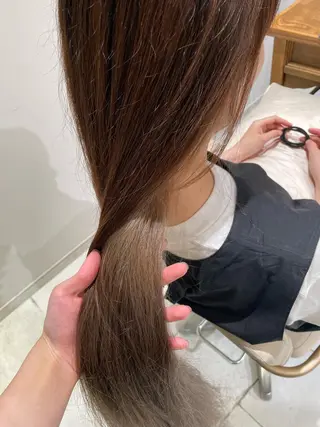 ロング カラー Sana 🦢のヘアスタイル