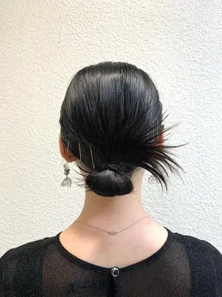 ミディアム ヘアアレンジ MINAMl 🌿のヘアスタイル