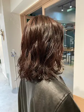 ミディアム パーマ hazuki 🌝のヘアスタイル