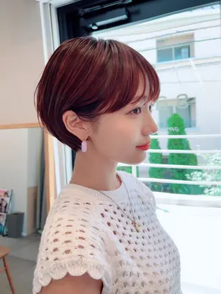 ショート 銀座美容師 末松知紘のヘアスタイル