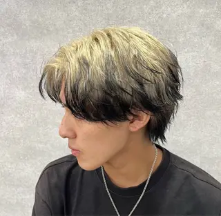 ショート カラー パーマ メンズ 🔥メンズ 特化🔥菊水皐暉🔥のヘアスタイル