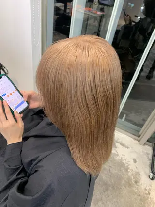 ロング ﾚｲﾔｰ🩵透明感 ೀユイ🌙のヘアスタイル