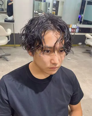 パーマ メンズカットカラー 心斎橋/松平和樹のヘアスタイル