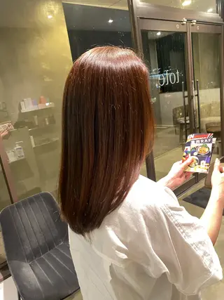 ミディアム カラー 透明感カラー 天羅のヘアスタイル