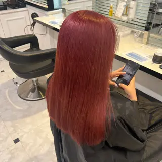 ロング カラー 愛され暖色♥️モテ 艶髪♥️りなのヘアスタイル