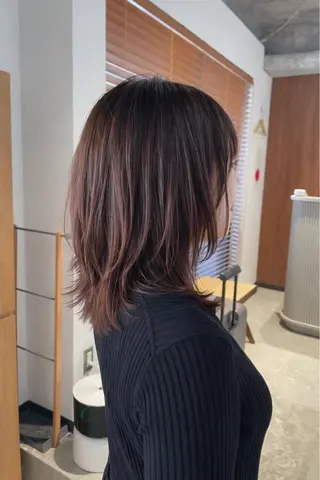 ミディアム 渡辺 広宣のヘアスタイル